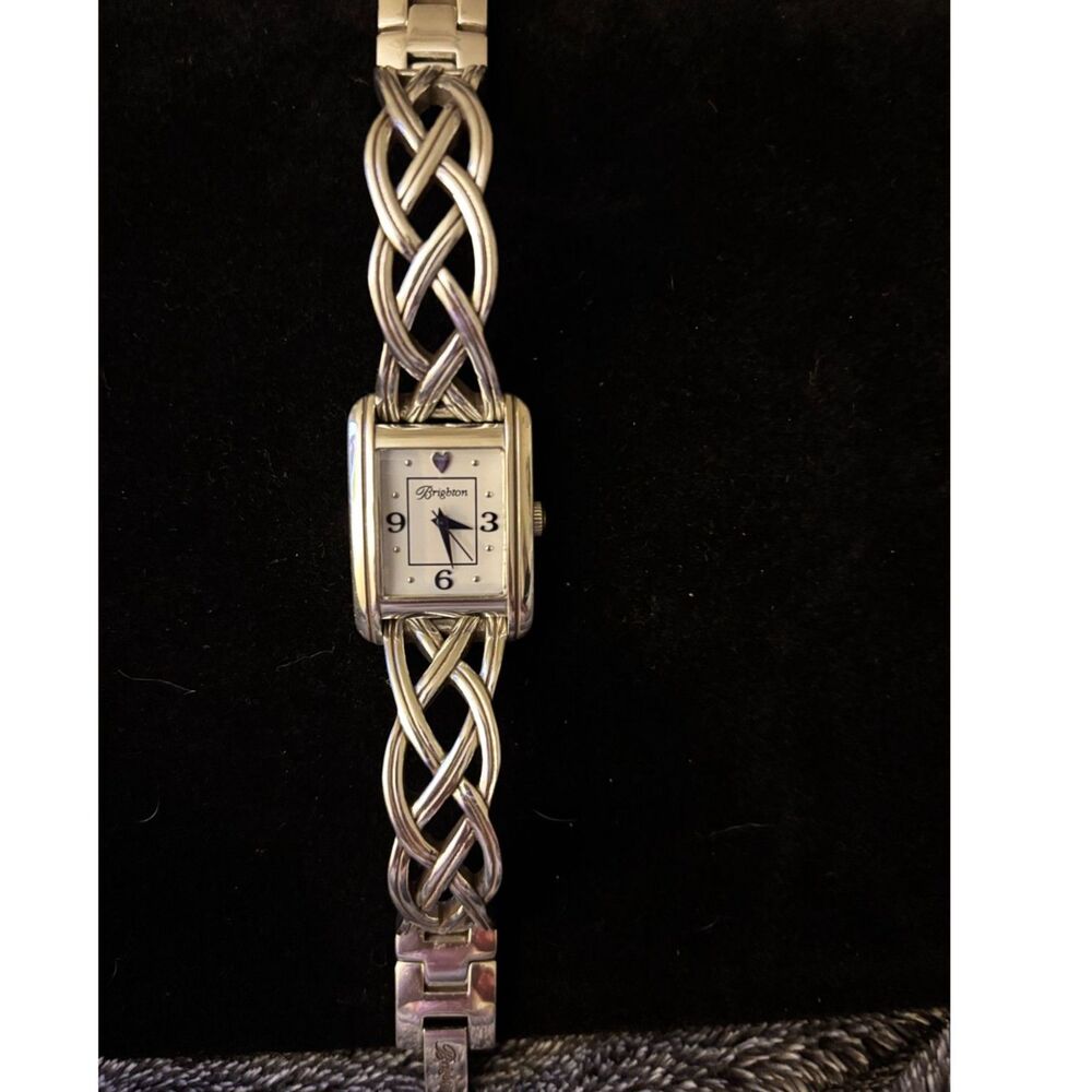 Brighton Edinburgh Silver Plated 7" Interlok Watch